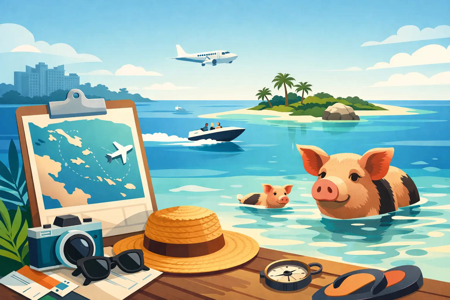 How to Plan an Exuma Pig Tour From Nassau