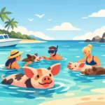 Pig Swimming Tours for a Better Bahamas Day