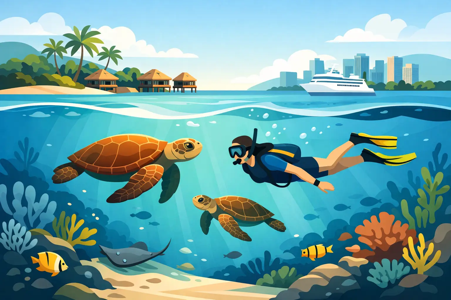 Swim With Turtles Nassau Trip Guide