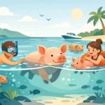 Can Kids Swim With Pigs? A Family Guide