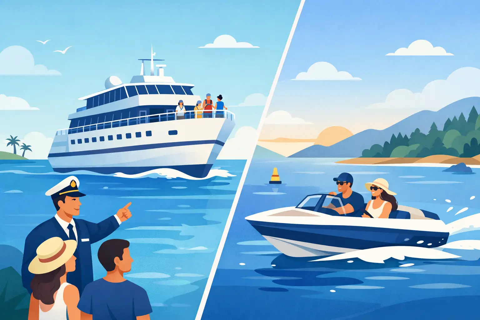 Guided Cruise Versus Boat Rental: Which Fits?