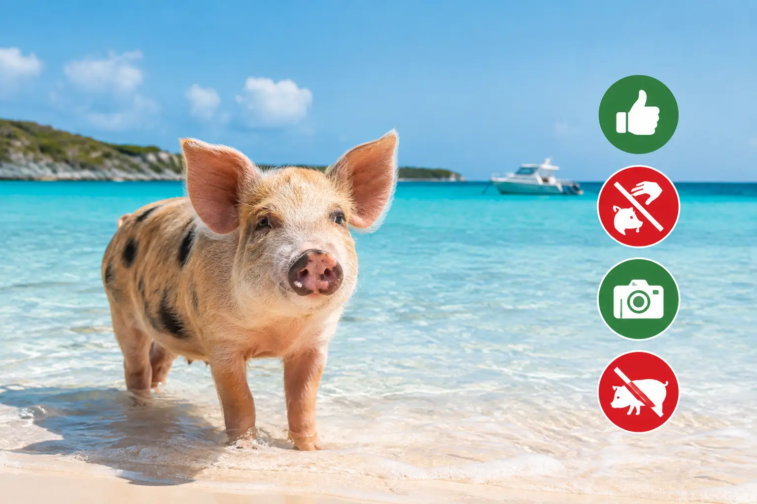 Exuma Pig Rules Every Visitor Should Follow