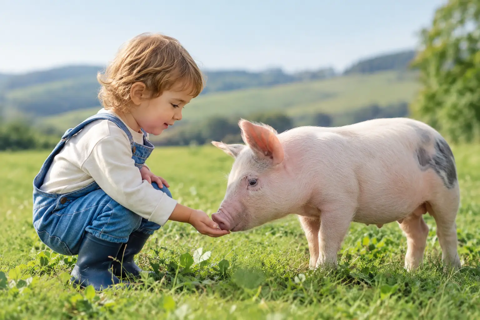 Are Pig Encounters Suitable for Toddlers?